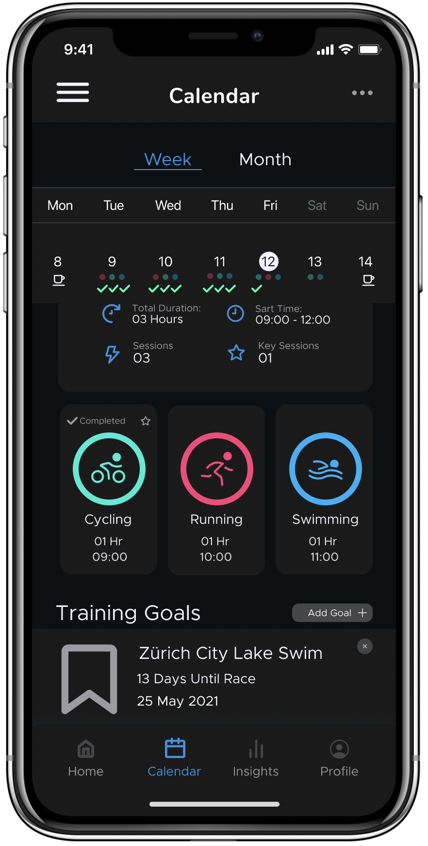 Calendar Screen
